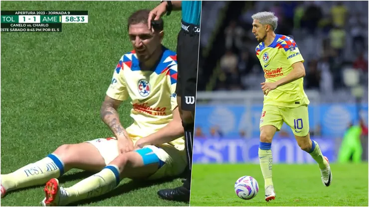 Diego Valdés hizo gol y salió lesionado en último partido del América.