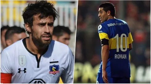 Jorge Valdivia y Juan Román Riquelme