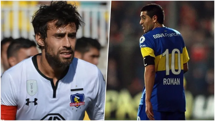 Jorge Valdivia y Juan Román Riquelme