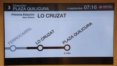 Este lunes 25 de septiembre Metro de Santiago inauguró las extensiones de la Línea 3.