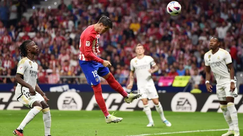 Álvaro Morata se puso con dos goles de cabeza en el triunfo del Atlético Madrid.
