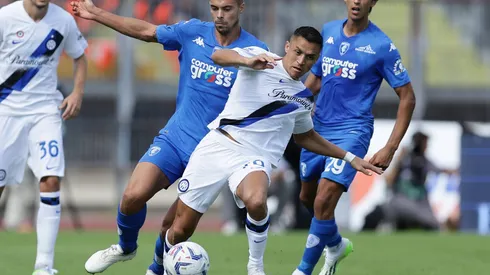 Alexis Sánchez será titular esta tarde en el Inter de Milán.