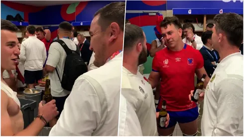 Los ingleses visitaron a los Cóndores en su camarín