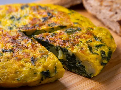 Receta chilena de tortilla de acelga