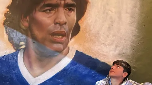 Benjamín es nieto de Diego Armando Maradona e hijo de Sergio Agüero.