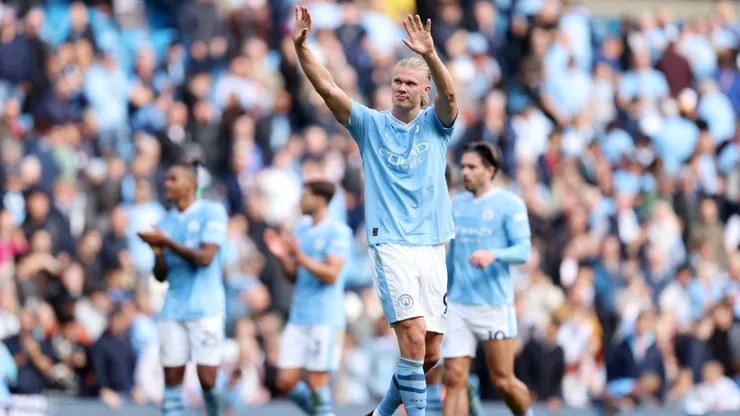 Erling Haaland, al igual que el Manchester City, no se aburre de marcar.