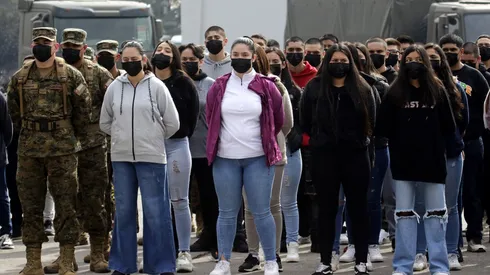 Ceremonia de acuartelamiento Servicio Militar 2022.