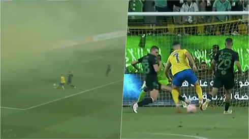 Cristiano anotó un doblete con un gol polémico y otro lleno de magia.