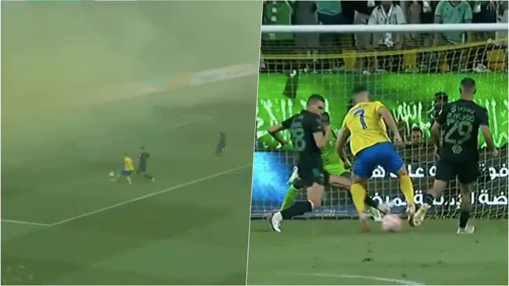 Cristiano anotó un doblete con un gol polémico y otro lleno de magia.