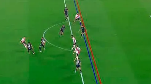 Paulo Díaz y su gol anulado en River Plate