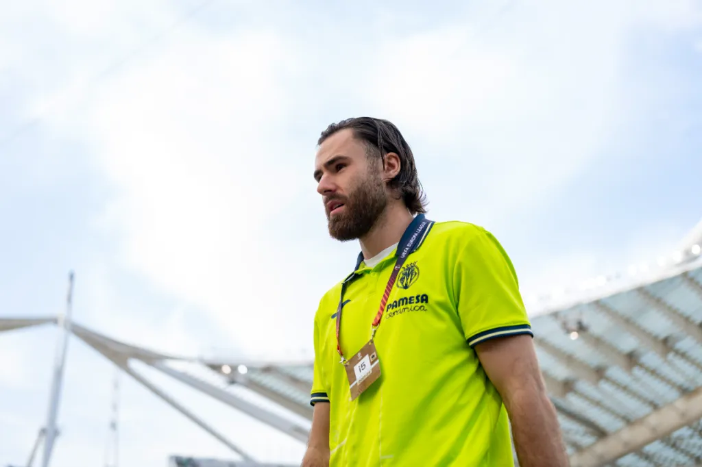 Así llegó Ben Brereton al estadio para enfrentar al Panathinaikos. (Foto: Villarreal).