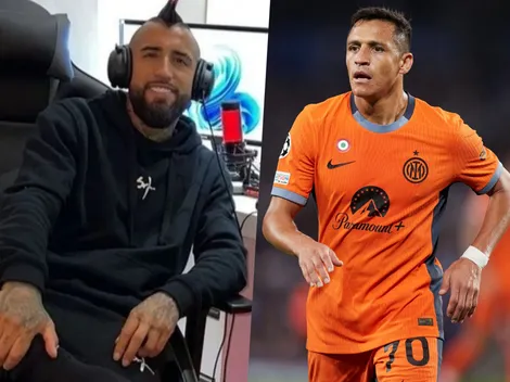 Vidal baeba por Alexis: "Es diferente, el único que piensa en Inter"