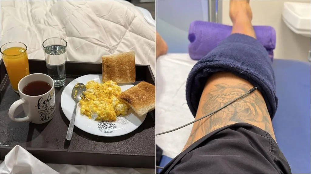 Arturo Vidal puso fin a las celebraciones de Fiestas Patrias y ahora se enfoca en su rehabilitación. Foto: Instagram.