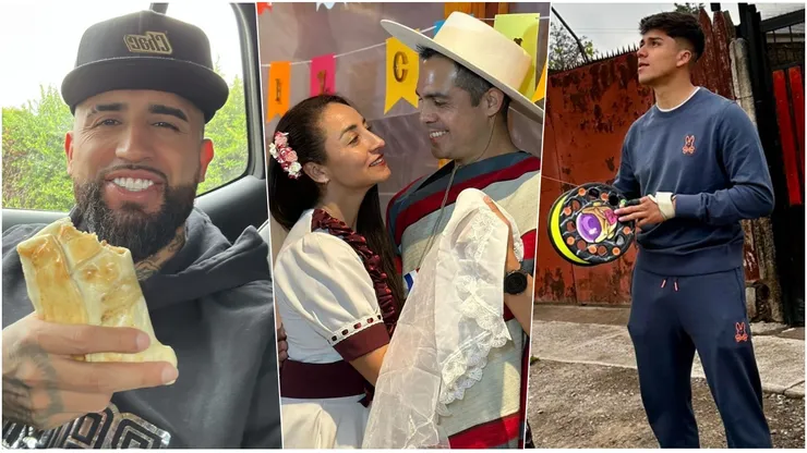 Arturo Vidal, Damián Pizarro hasta Leslie Vásquez celebran el 18 de septiembre.