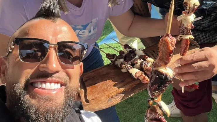 Arturo Vidal disfrutó con todo del 18, pero ahora se enfoca en su recuperación.