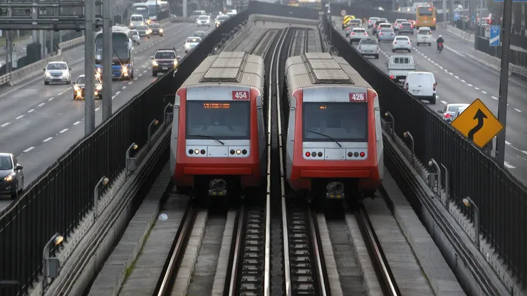 Línea 4A del Metro de Santiago.