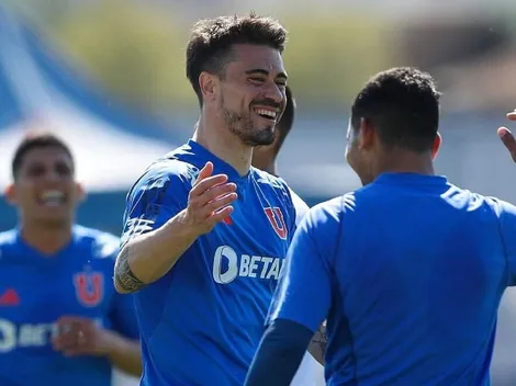 Goleador de la U se reencuentra con viejos amigos: "Lindo verlos"