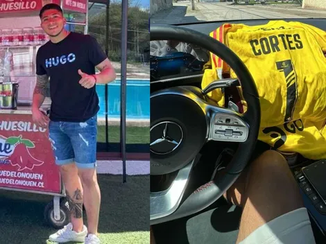 Brayan Cortés comenzó el festejo entre mote con huesillo y un regalo