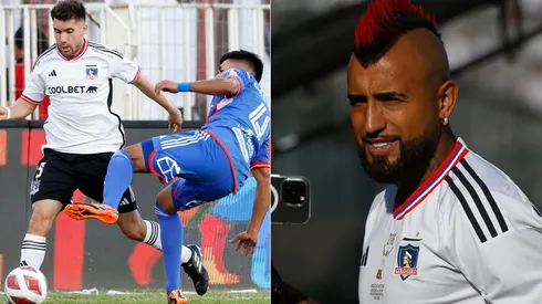 Arturo Vidal puso en duda la decisión de alinear a César Fuentes como lateral derecho una vez más en Colo Colo.