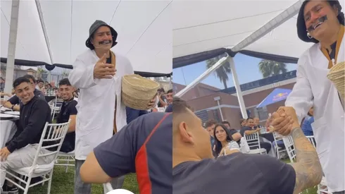 Ruperto hizo reír de buena gana a los trabajadores y trabajadoras de Colo Colo en las Fiestas Patrias.