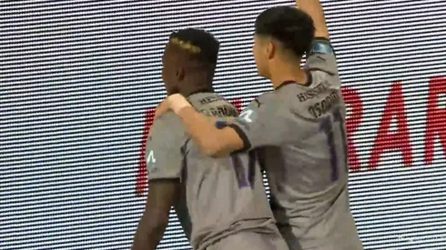 Darío Osorio vio minutos en el clásico del Midtjylland, que igualó ante el Viborg.