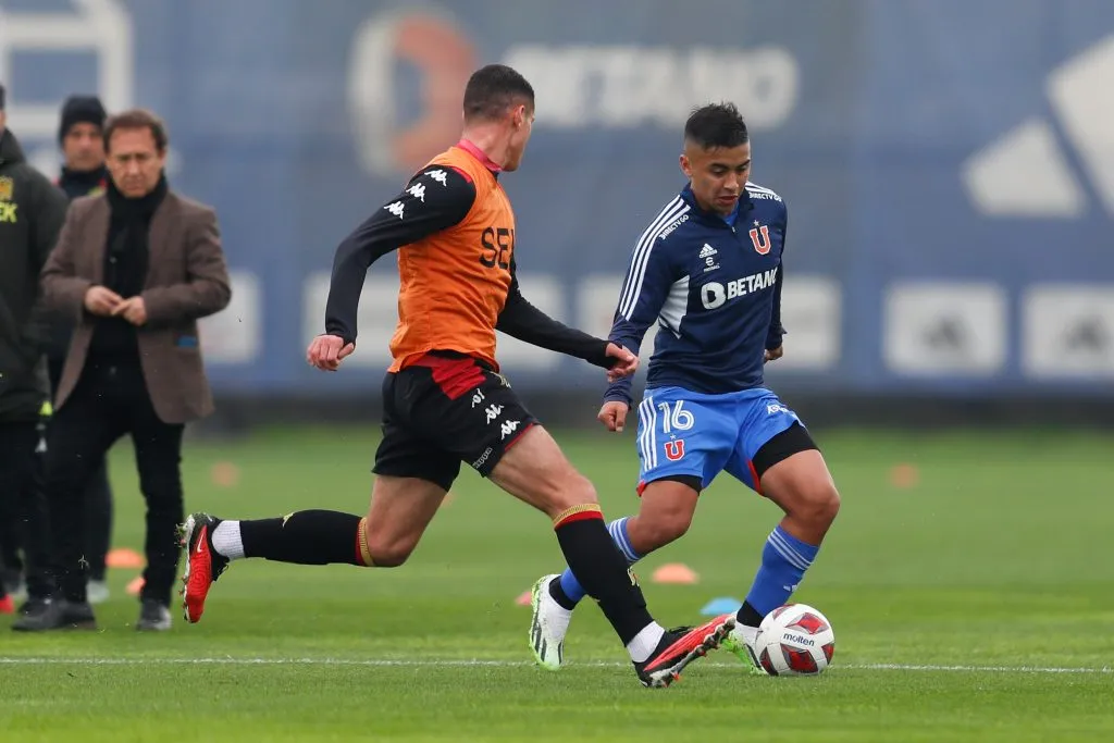 Los azules jugaron un amistoso ante Unión Española. Foto U. de Chile