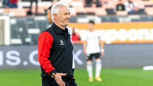 El entrenador minero adelanta el duelo con los azules.