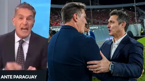 Enrique Vargas Peña le cayó con todo a Guillermo Barros Schelotto.