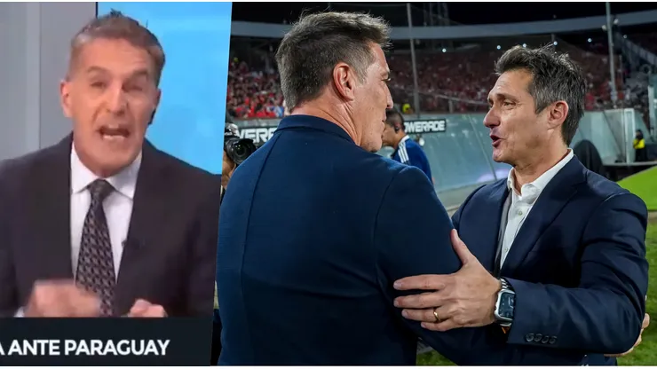 Enrique Vargas Peña le cayó con todo a Guillermo Barros Schelotto.