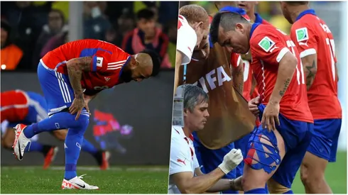 Vidal y Medel juegan lesionados si es necesario por la Roja