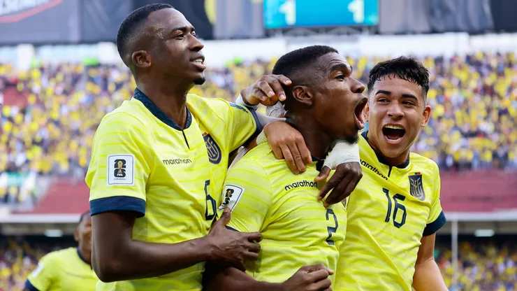 Así celebró Ecuador el gol de Félix Torres ante Uruguay.