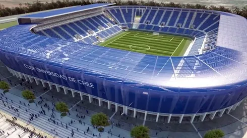 Una de las tantas maquetas de estadio de la U.