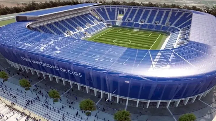 Una de las tantas maquetas de estadio de la U.