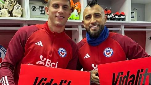 Vidal aprovecha las eliminatorias y promociona su nuevo negocio