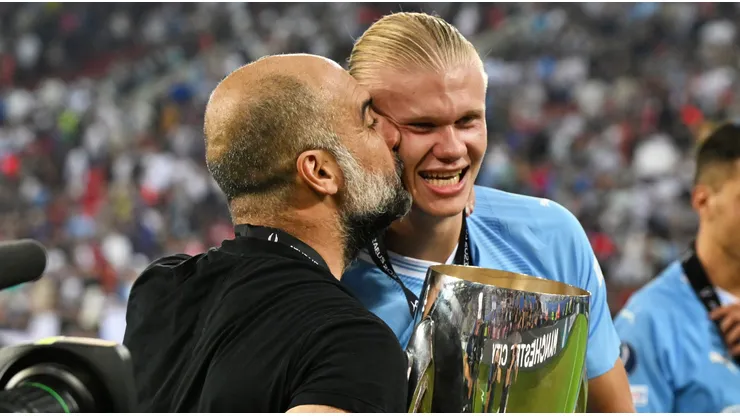 Haaland es la gran figura en la delantear de Pep en el City.