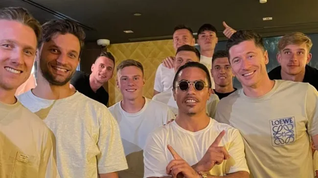 La cena de Robert Lewandowski y sus compañeros en el restaurant de Salt Bae. | Foto: Archivo.