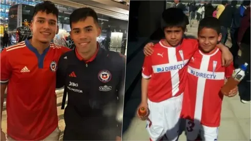 Aravena se reencontró con un excompañero de la UC en Uruguay