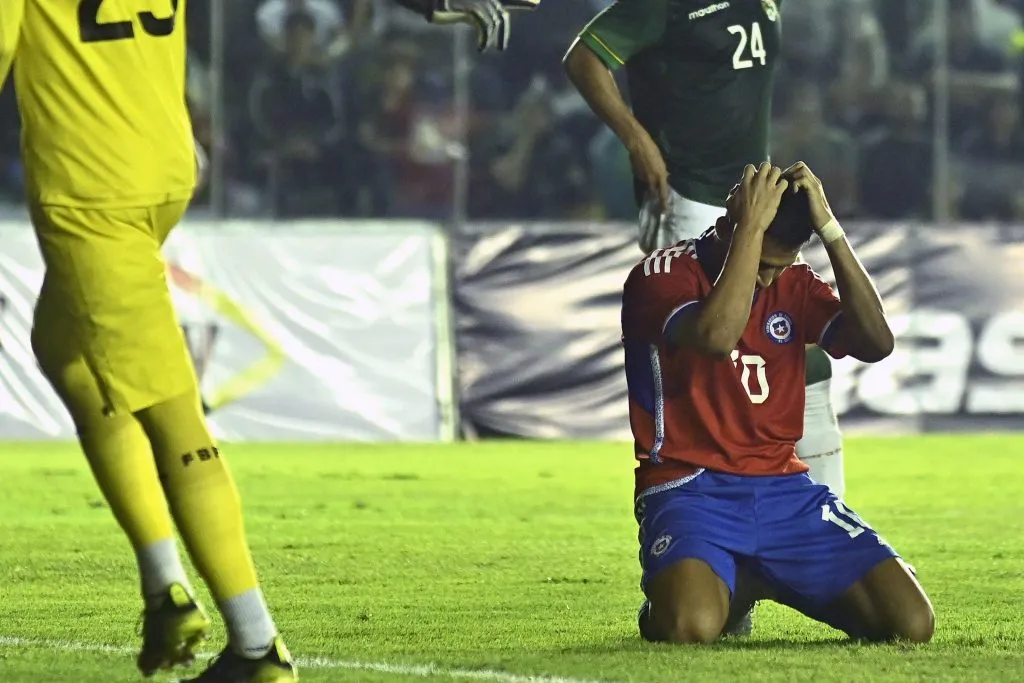 Alexis Sánchez en el amistoso de Chile ante Bolivia del 20 de junio. El último partido que disputó Alexis Sánchez. (APG/Photosport).