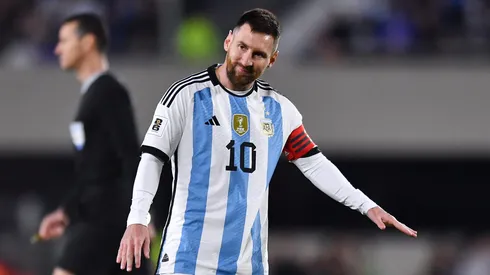 Messi le dio el triunfo a Argentina y pidió el cambio