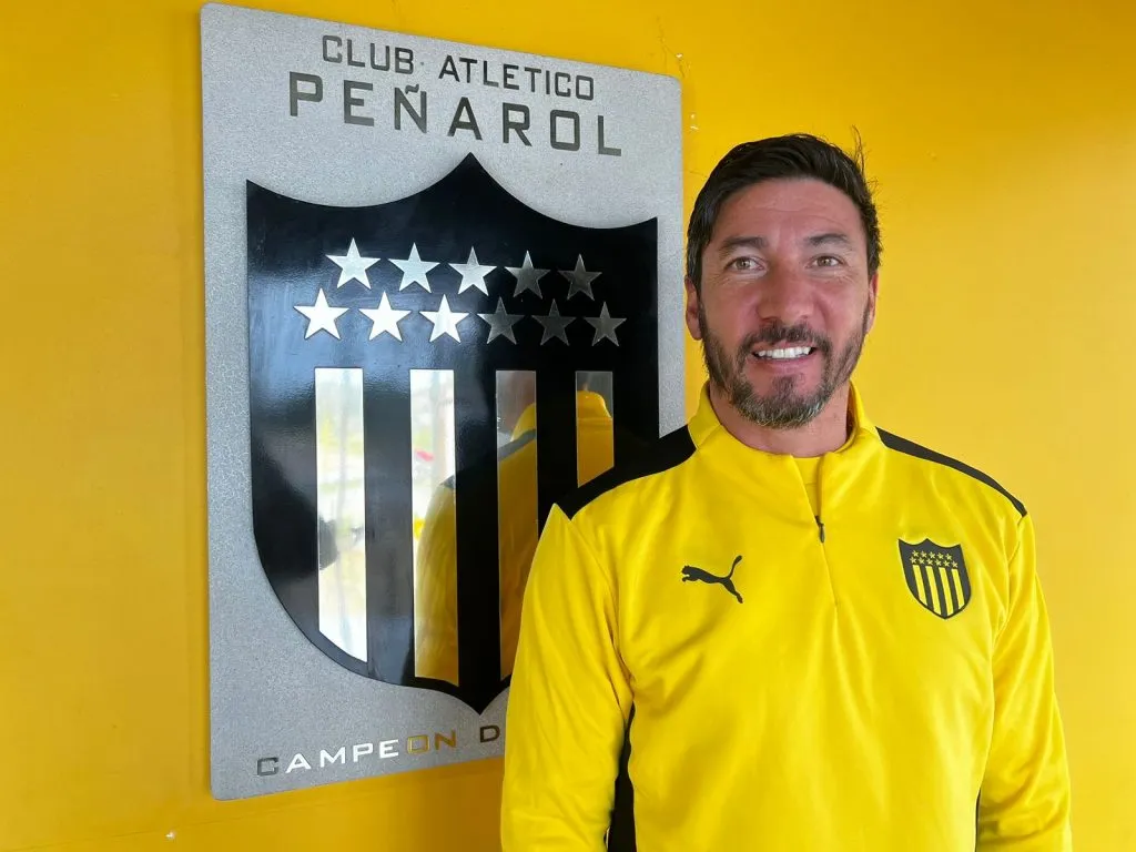Juan Manuel Olivera en la ciudad deportiva de Peñarol. (Foto: Cristián Fajardo/RedGol).
