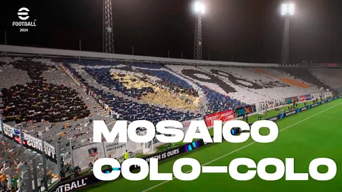 Mosaico inspirado en el partido contra River Plate del 2022