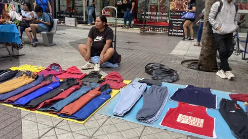 Comercio ambulante en la Región Metropolitana