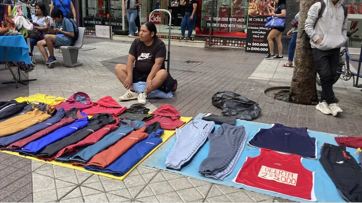 Comercio ambulante en la Región Metropolitana