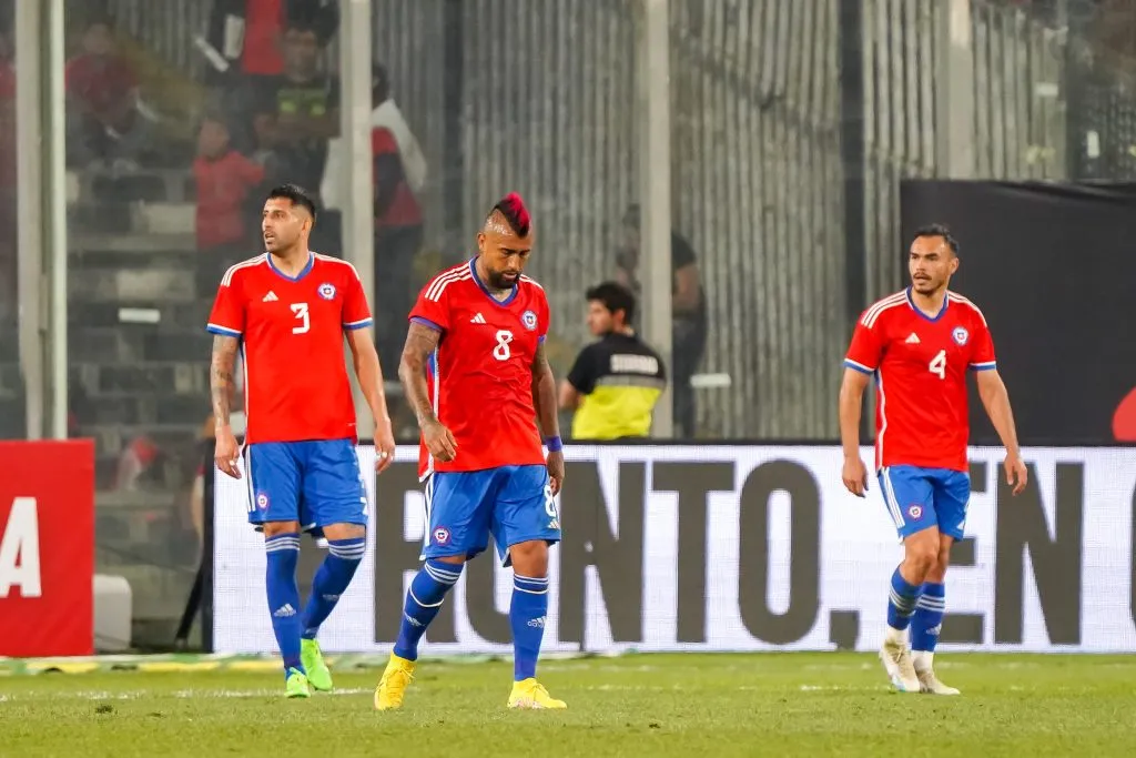 Guillermo Maripán, Arturo Vidal y Gabriel Suazo participaron en las negociaciones entre ANFP y la Selección Chilena. | Guille Salazar / RedGol