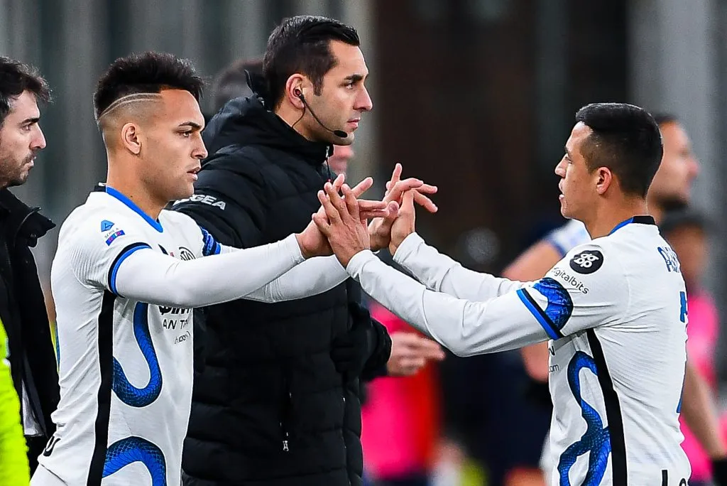 Alexis Sánchez espera ser quien acompañe a Lautaro Martínez en la delantera del Inter de Milán. | Foto: Getty Images. 