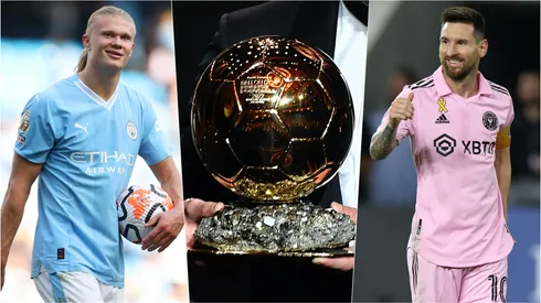 Erling Haaland y Lionel Messi son los grandes candidatos a quedarse con el Balón de Oro 2023.