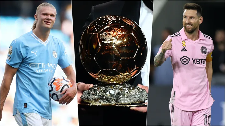 Erling Haaland y Lionel Messi son los grandes candidatos a quedarse con el Balón de Oro 2023.