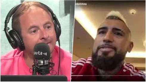 Coke Hevia y Arturo Vidal