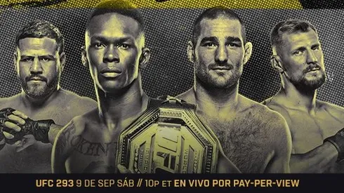 Israel Adesanya pone en juego su título medio ante Sean Strickland.