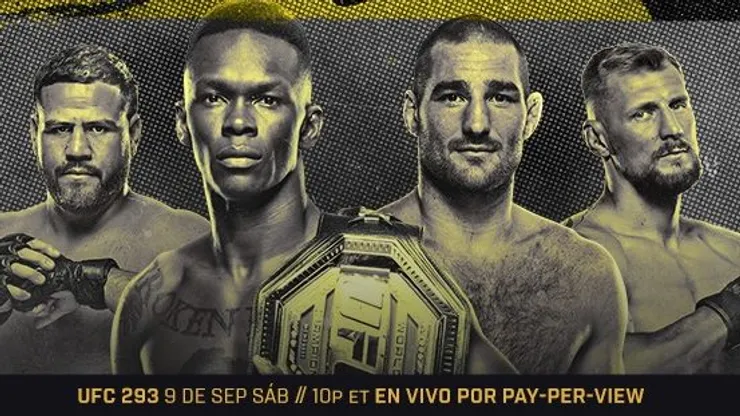 Israel Adesanya pone en juego su título medio ante Sean Strickland.